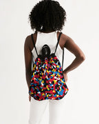 Antigua & Barbuda Flag Camo Canvas Drawstring Bag - Conscious Apparel Store