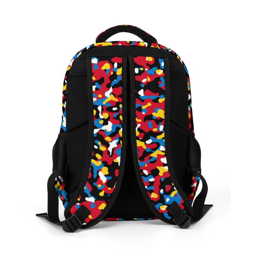 Antigua & Barbuda Flag Camo Casual Backpack - Conscious Apparel Store