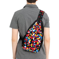 Antigua & Barbuda Flag Camo Casual Chest Bag - Conscious Apparel Store
