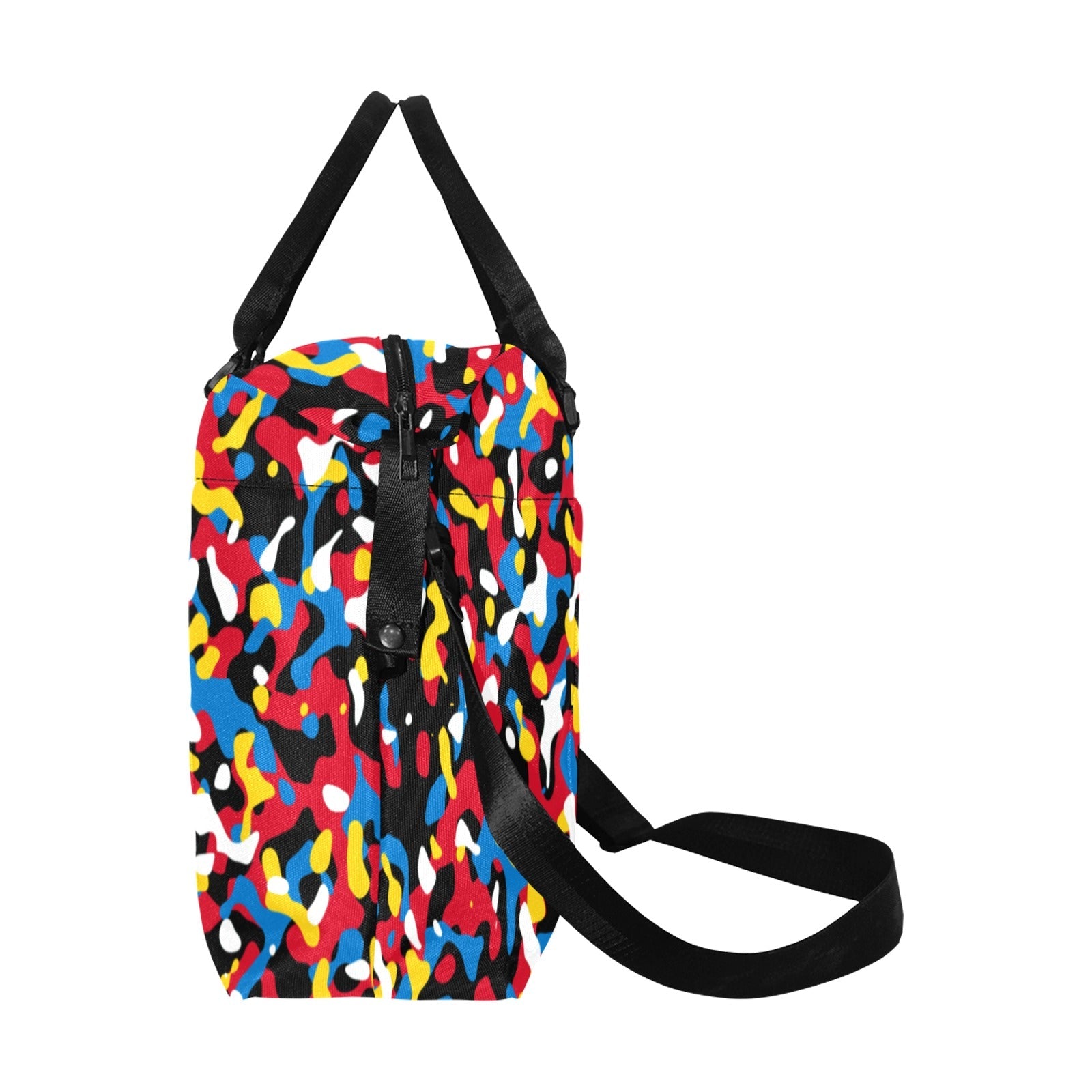 Antigua & Barbuda Flag Camo Large Capacity Duffle Bag - Conscious Apparel Store