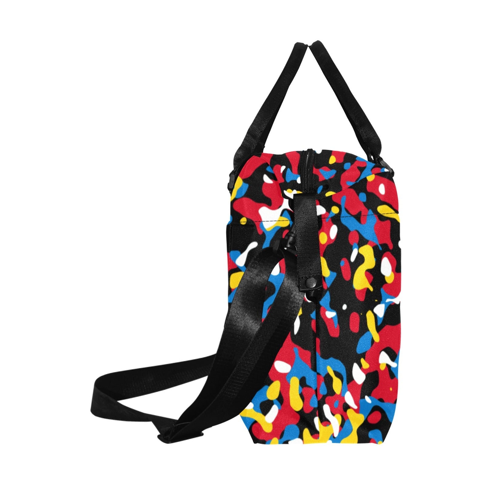 Antigua & Barbuda Flag Camo Large Capacity Duffle Bag - Conscious Apparel Store