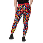 Antigua & Barbuda Flag Camo Leggings with pockets - Conscious Apparel Store
