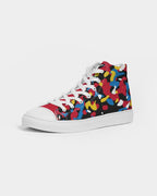 Antigua & Barbuda Flag Camo Men's Hightop Canvas Shoe - Conscious Apparel Store