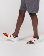 Antigua & Barbuda Flag Camo Men's Two-Tone Sneaker - Conscious Apparel Store