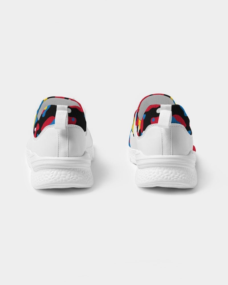 Antigua & Barbuda Flag Camo Men's Two-Tone Sneaker - Conscious Apparel Store