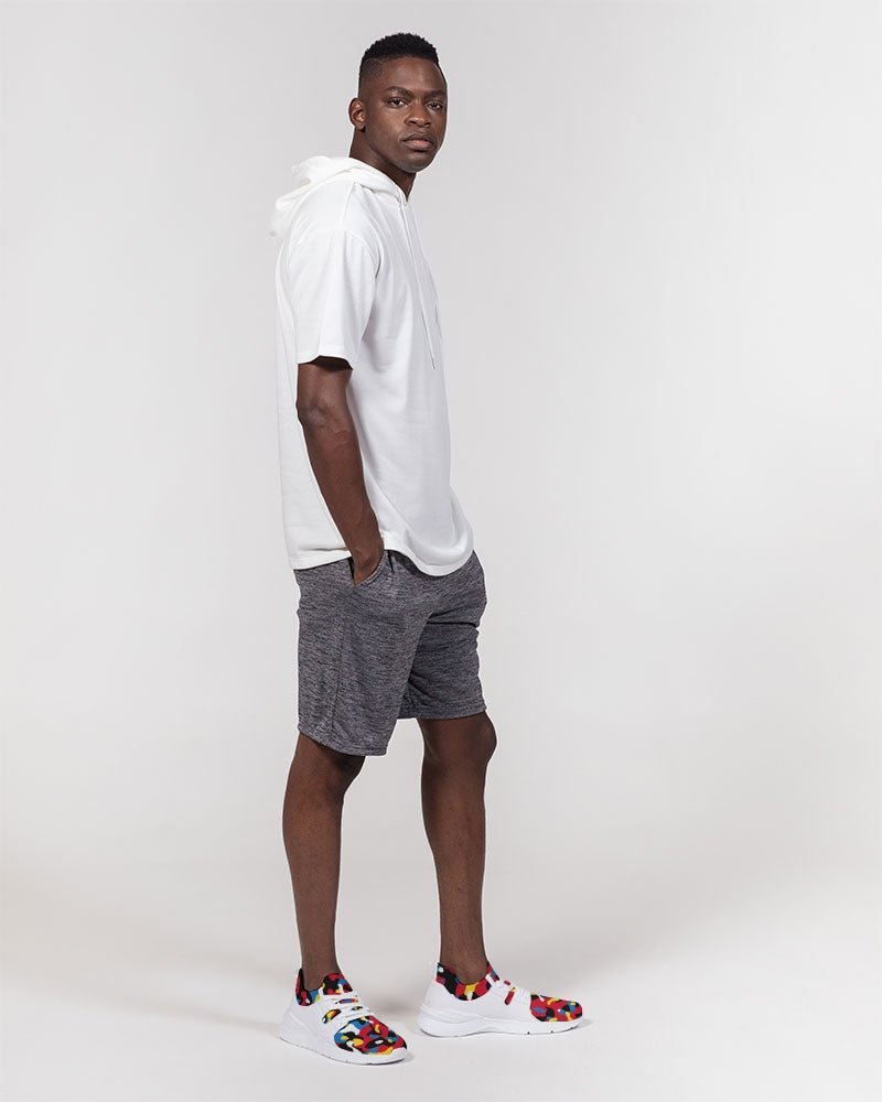 Antigua & Barbuda Flag Camo Men's Two-Tone Sneaker - Conscious Apparel Store