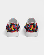 Antigua & Barbuda Flag Camo Women's Slip-On Canvas Shoe - Conscious Apparel Store