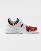 Antigua & Barbuda Flag Camo Women's Two - Tone Sneaker - Conscious Apparel Store