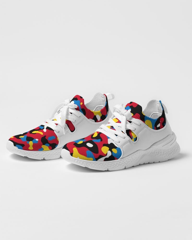Antigua & Barbuda Flag Camo Women's Two-Tone Sneaker - Conscious Apparel Store