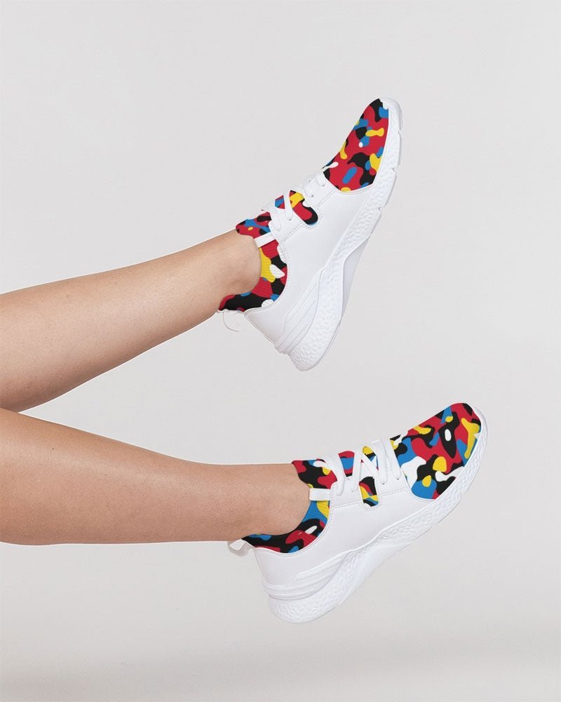 Antigua & Barbuda Flag Camo Women's Two-Tone Sneaker - Conscious Apparel Store