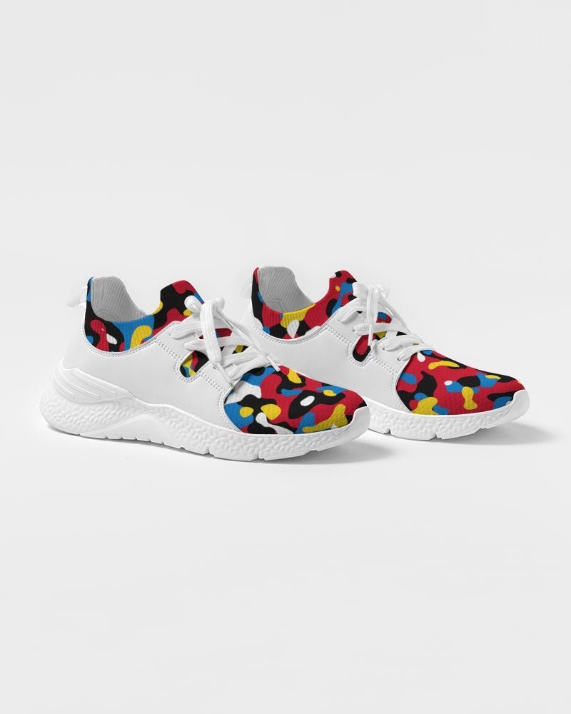 Antigua & Barbuda Flag Camo Women's Two-Tone Sneaker - Conscious Apparel Store
