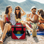 Antigua & Barbuda Flag Insulated Cooler Bag - Conscious Apparel Store