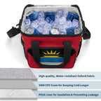 Antigua & Barbuda Flag Insulated Cooler Bag - Conscious Apparel Store