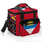 Antigua & Barbuda Flag Insulated Cooler Bag - Conscious Apparel Store