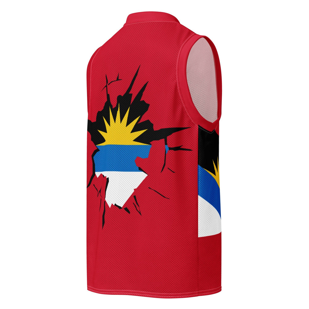 Antigua & Barbuda Flag Premium Sport Jersey Tank Top - Conscious Apparel Store
