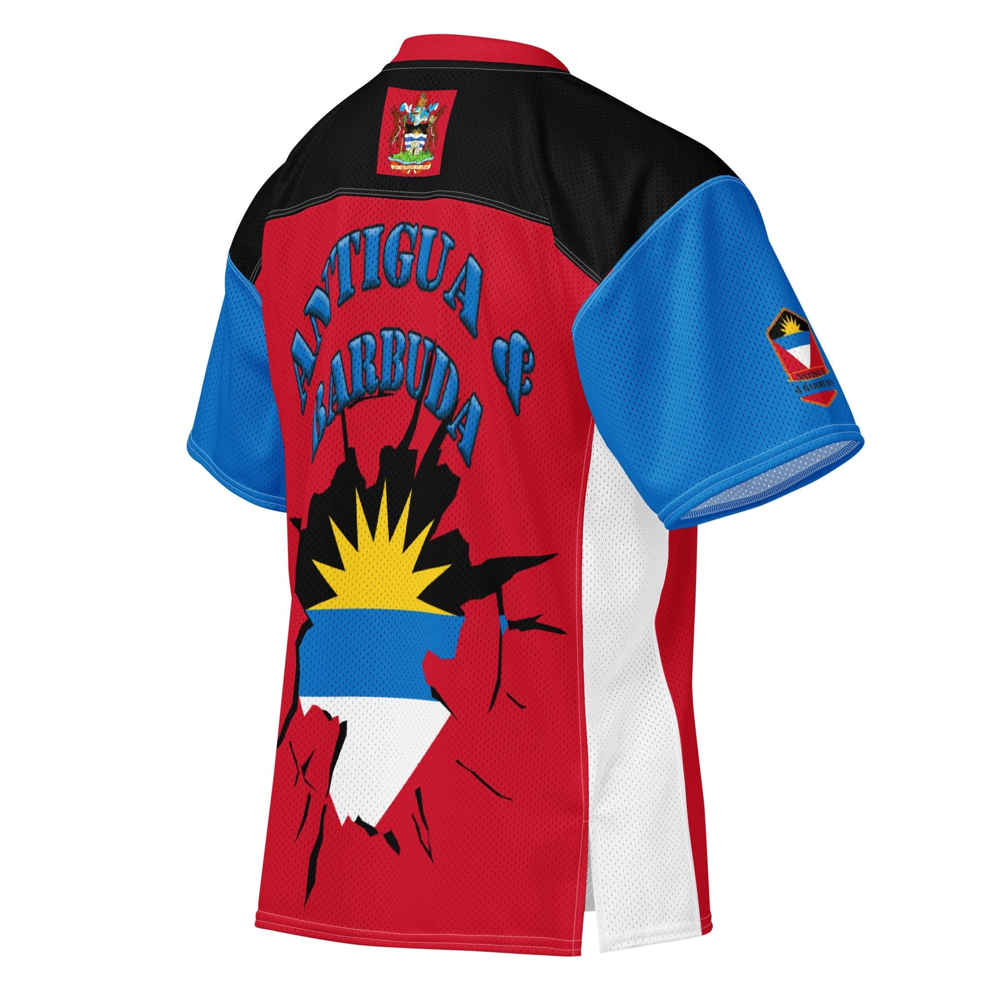 Antigua & Barbuda Flag Sport Jersey - Conscious Apparel Store