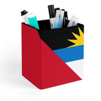 Antigua & Barbuda Flag Square pen holder - Conscious Apparel Store