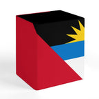 Antigua & Barbuda Flag Square pen holder - Conscious Apparel Store