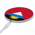 Antigua & Barbuda Flag Wireless Charging Pad - Conscious Apparel Store