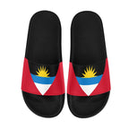 Antigua & Barbuda Flag Women's Slide Sandals - Conscious Apparel Store