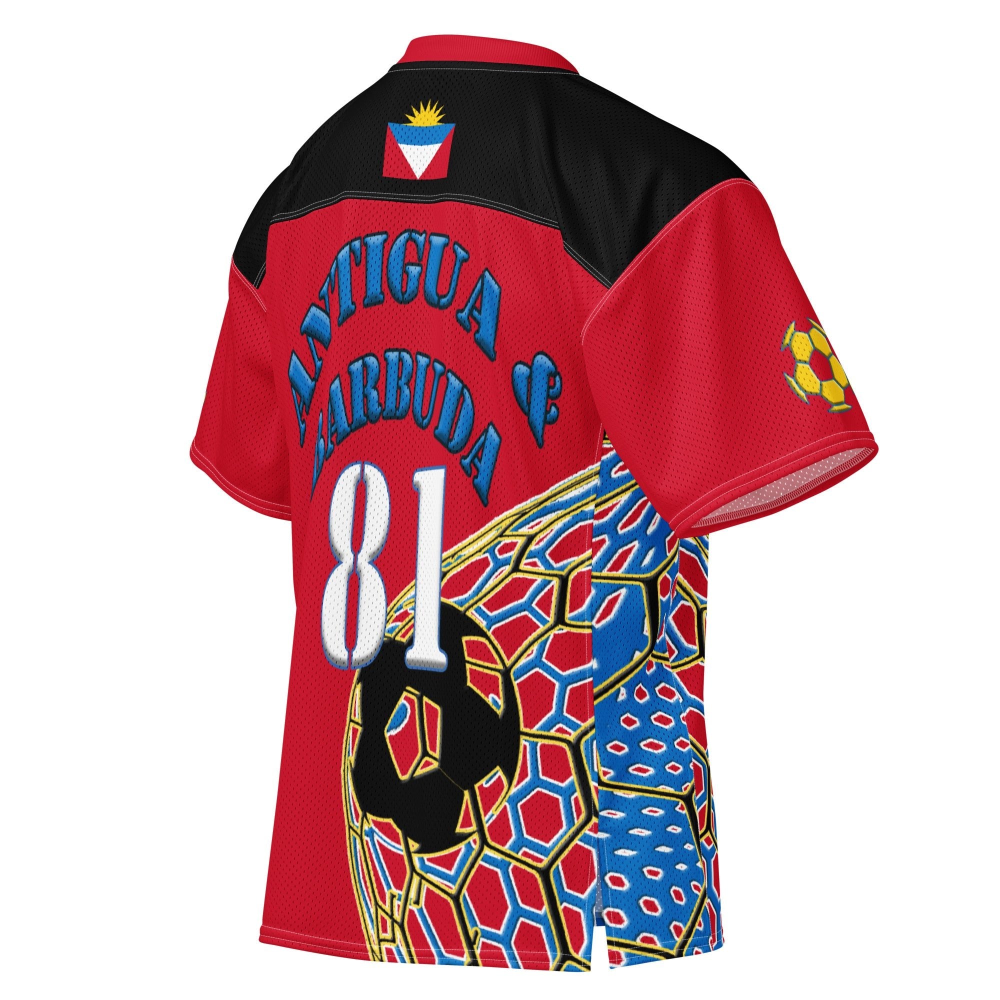 Antigua & Barbuda Football Sport Jersey - Conscious Apparel Store