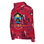 Antigua & Barbuda (WI) Cricket Unisex zip hoodie - Conscious Apparel Store