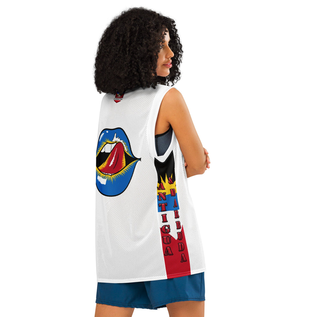 Antigua & Barbuda Women's Premium Tank Top Sport Jersey - Conscious Apparel Store