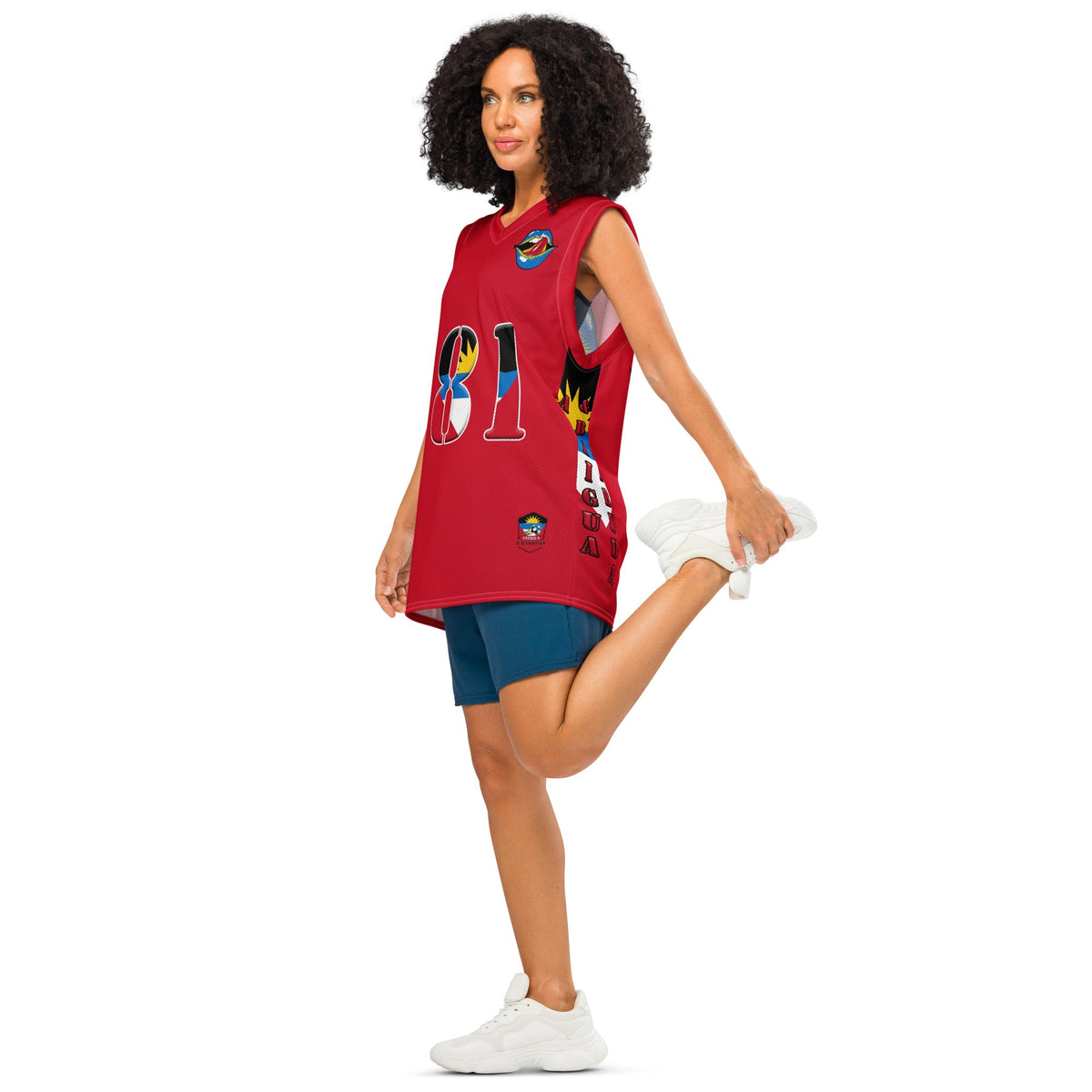 Antigua & Barbuda Women's Premium Tank Top Sport Jersey - Conscious Apparel Store