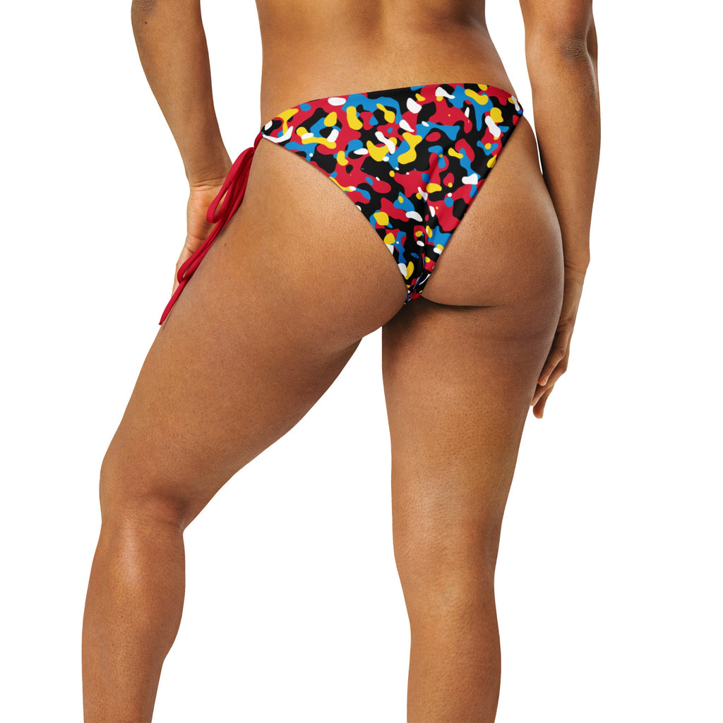 Antigua Flag Camo string bikini bottom - Conscious Apparel Store