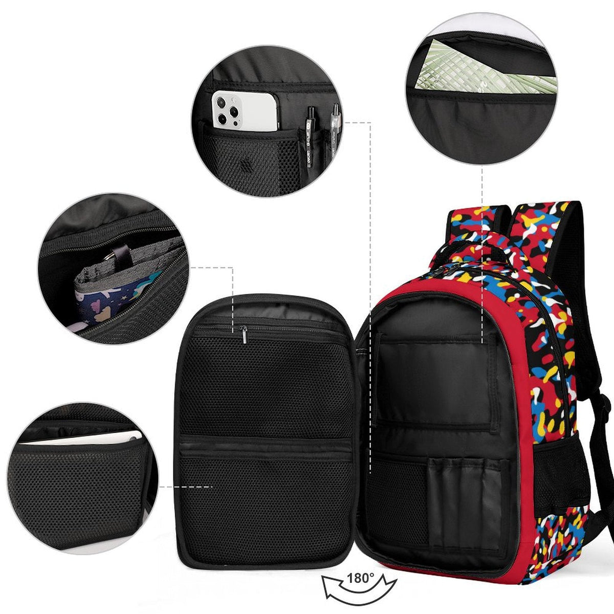 Antigua Flag Casual Backpack - Conscious Apparel Store