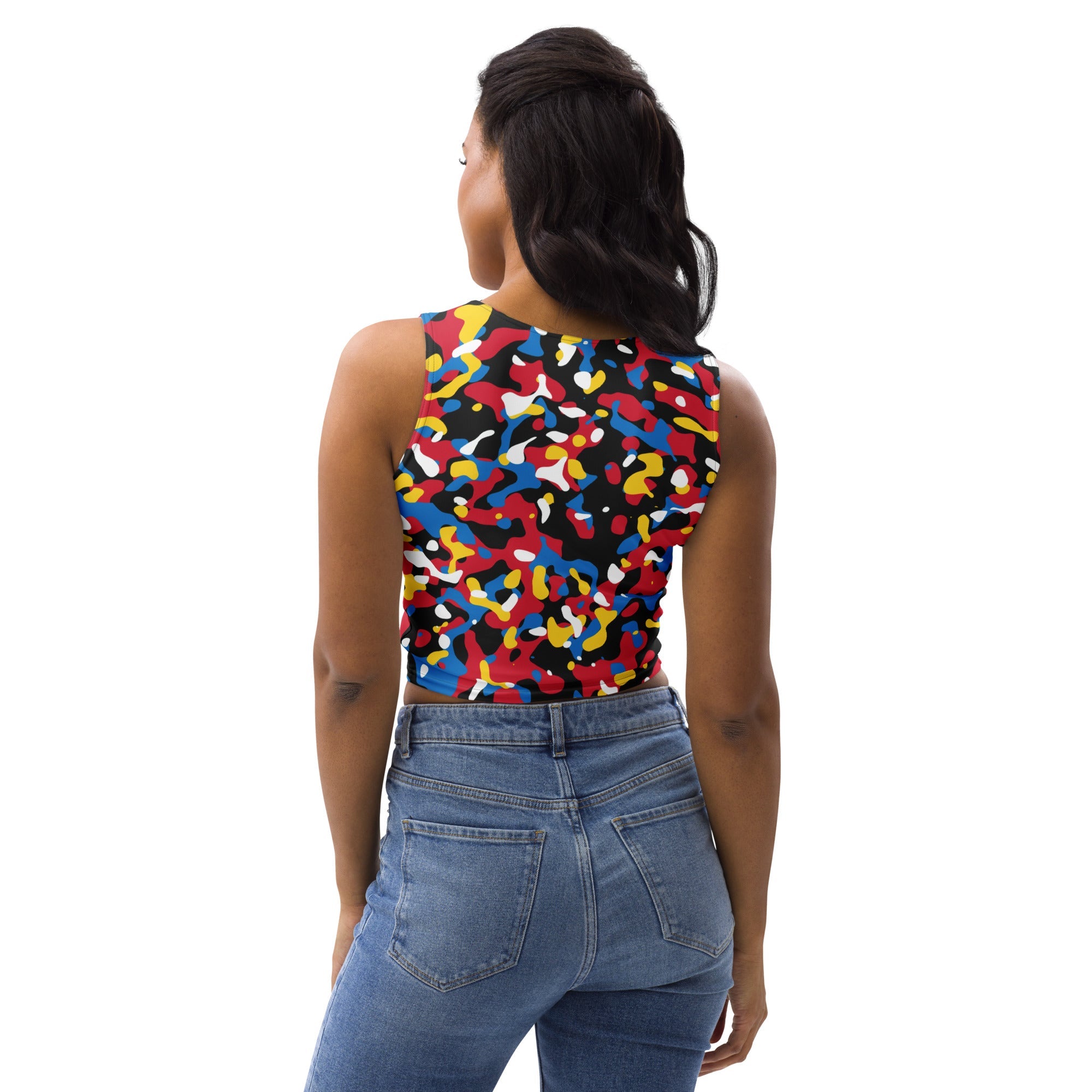 Antiguan Girl Camo Crop Top - Conscious Apparel Store