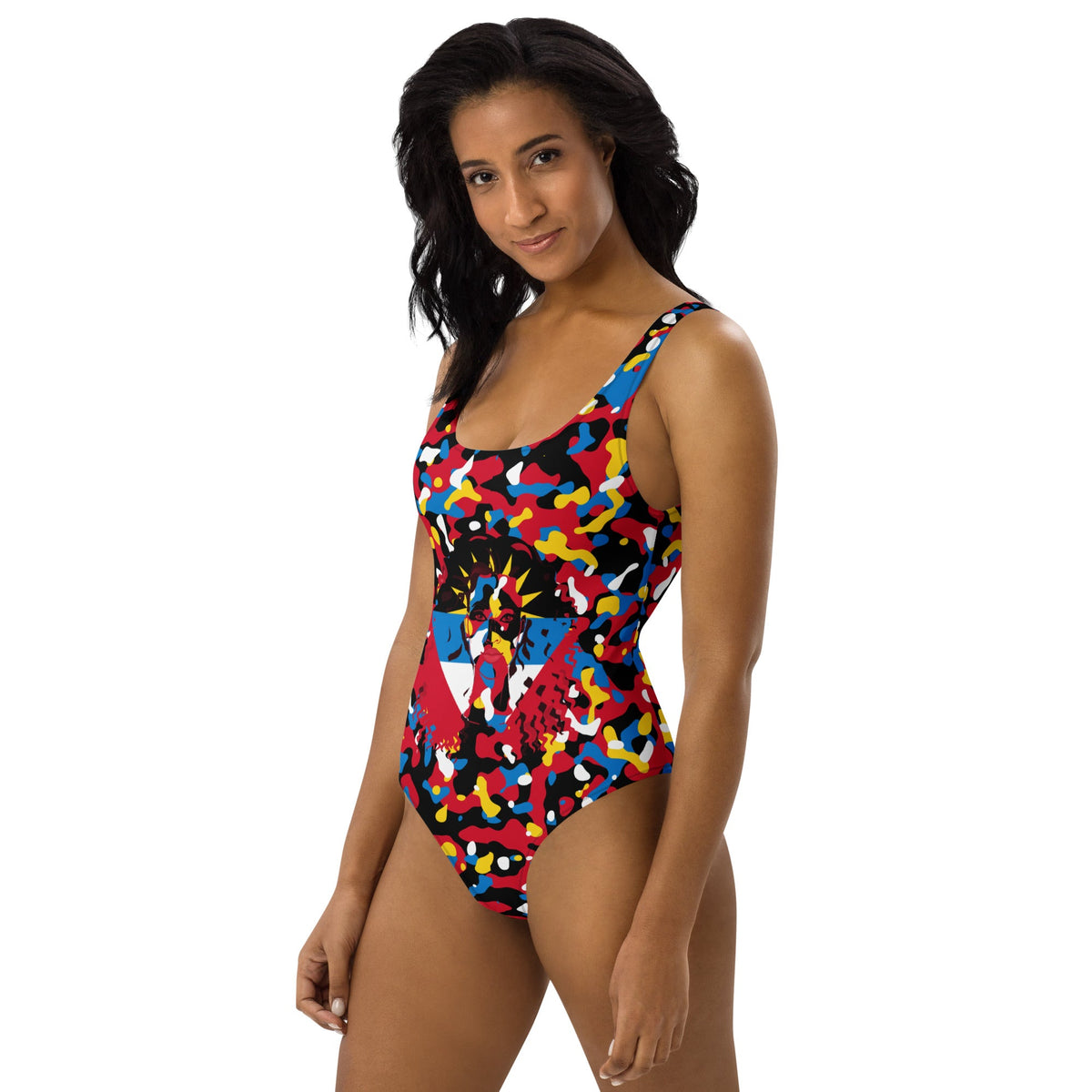 Antiguan Girl Camo One-Piece Swimsuit - Conscious Apparel Store