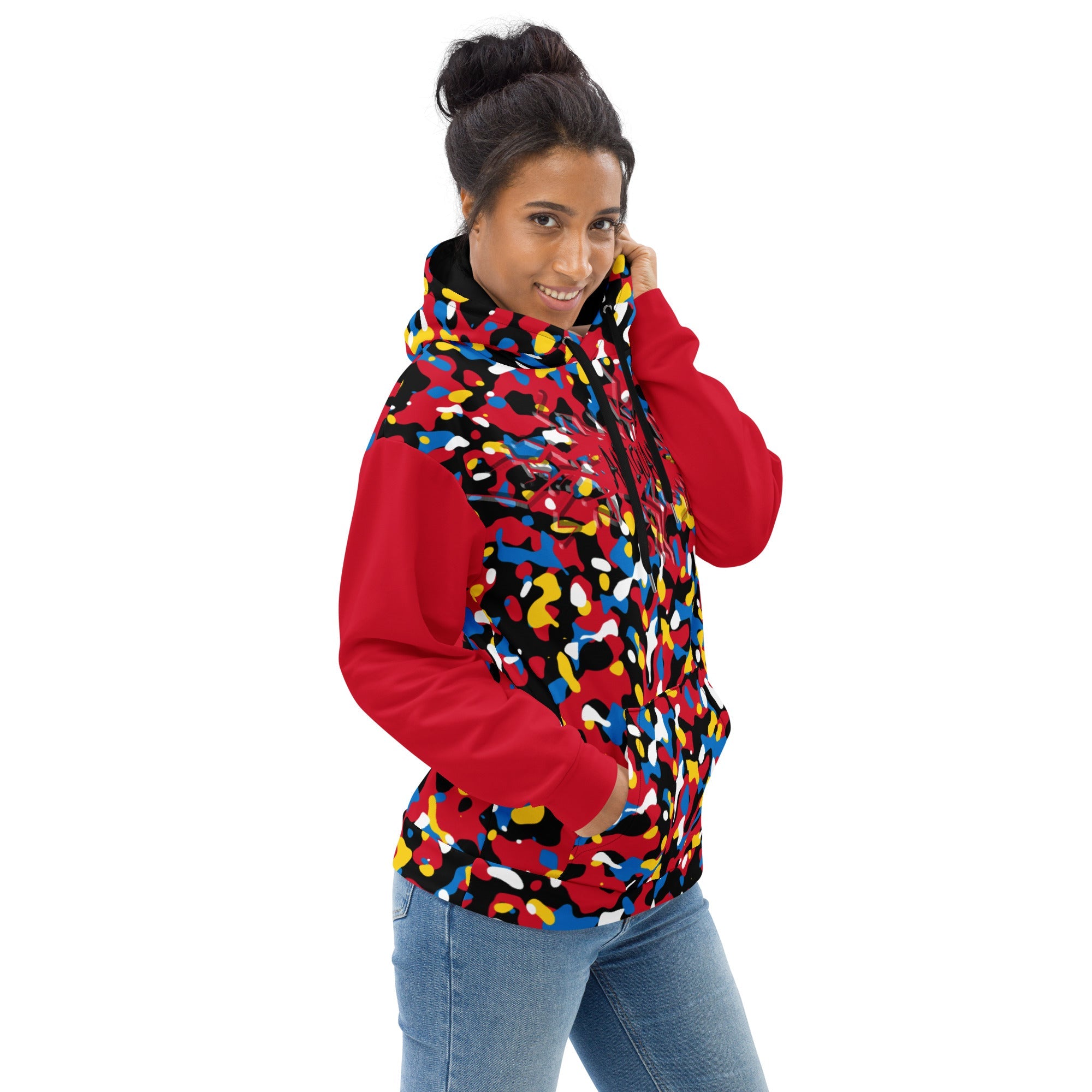 Antiguan Girl Camo Unisex Pullover Hoodie - Conscious Apparel Store