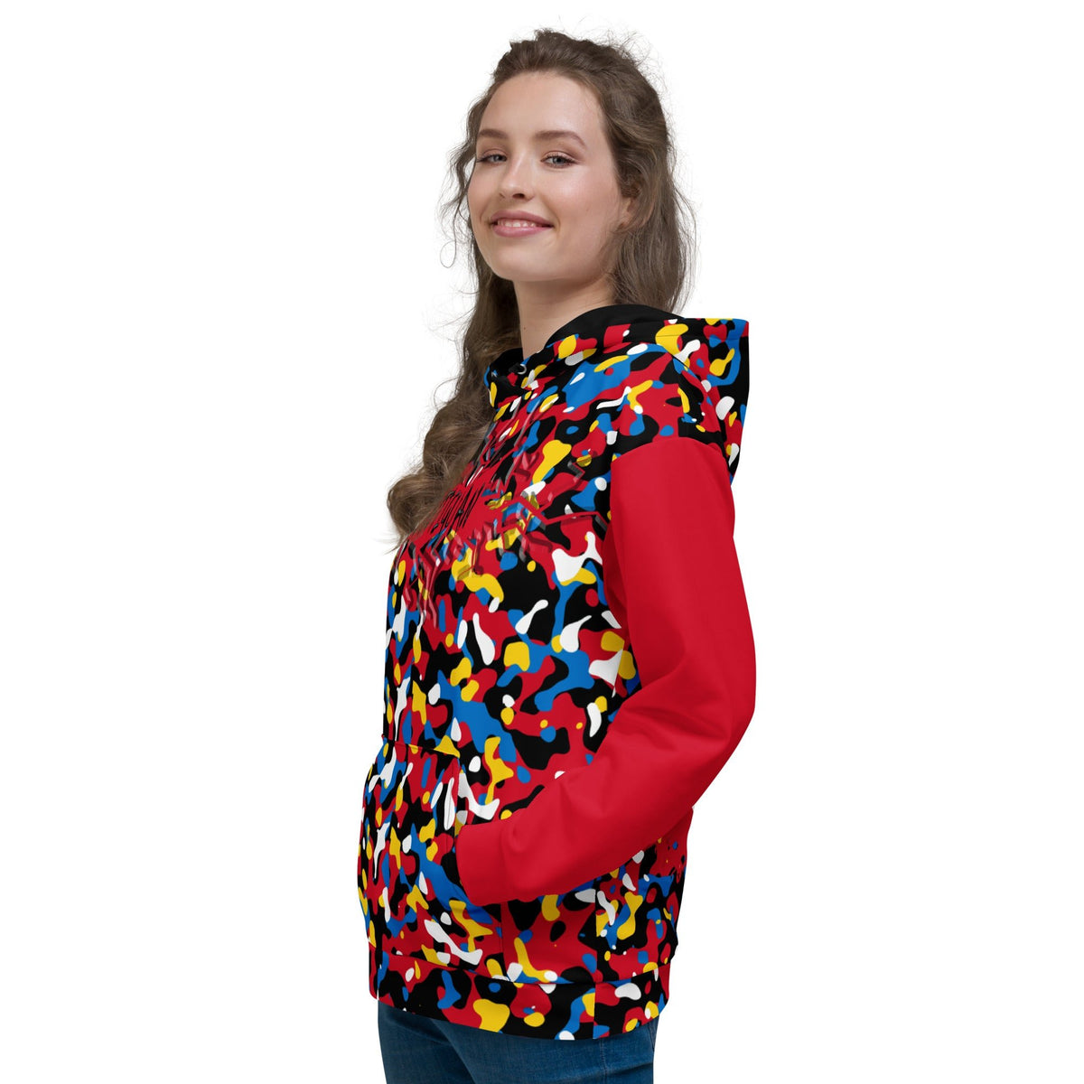 Antiguan Girl Camo Unisex Pullover Hoodie - Conscious Apparel Store
