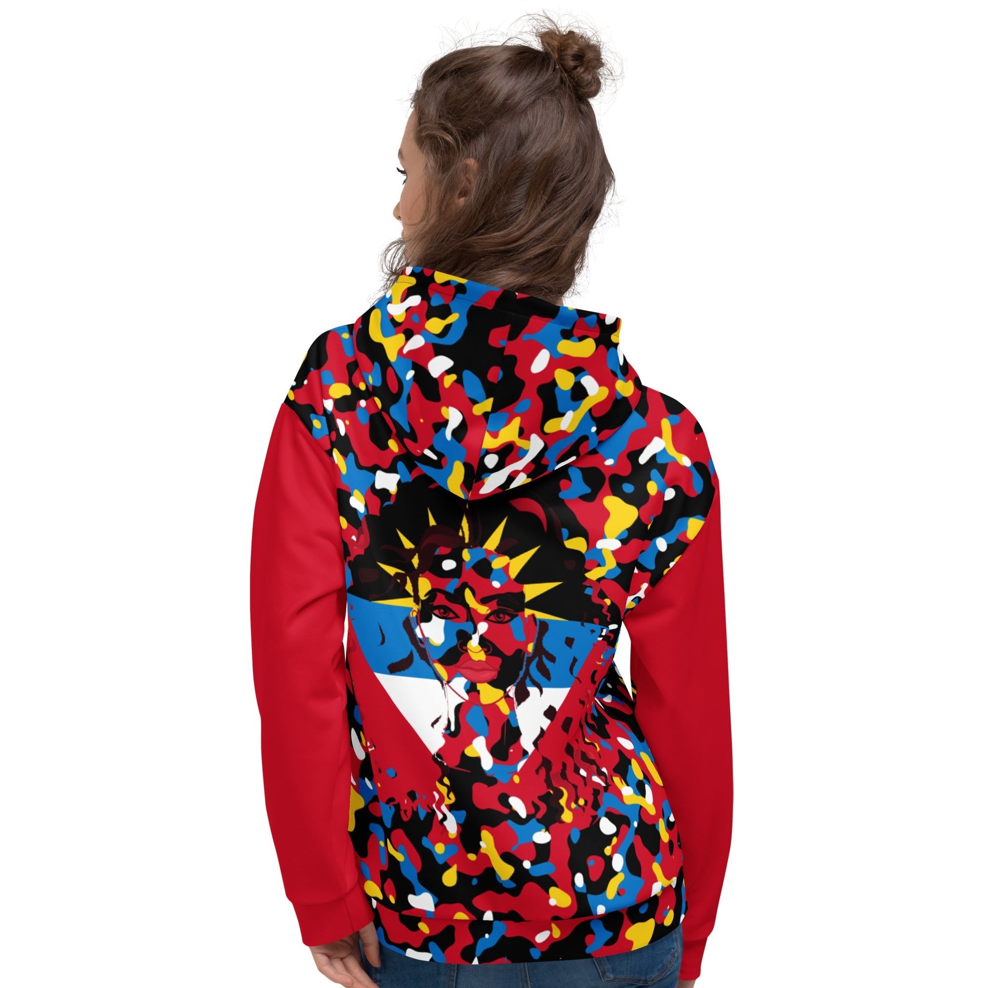 Antiguan Girl Camo Unisex Pullover Hoodie - Conscious Apparel Store
