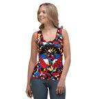 Antiguan Girl Camo Woman's Tank Top - Conscious Apparel Store