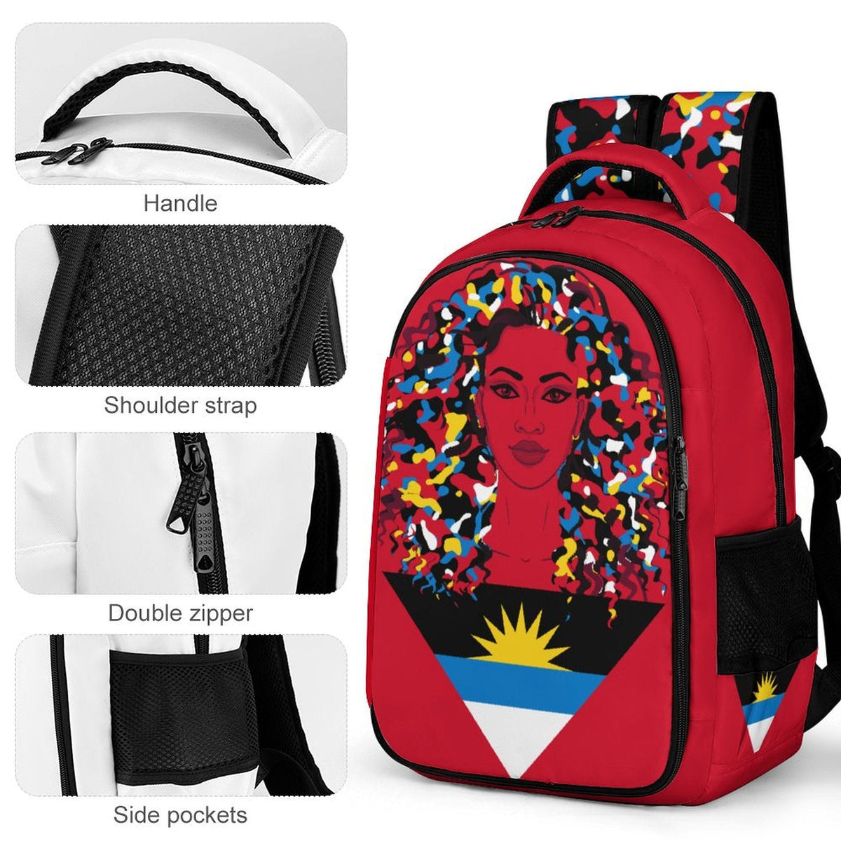 Antiguan Girl Casual Backpack - Conscious Apparel Store