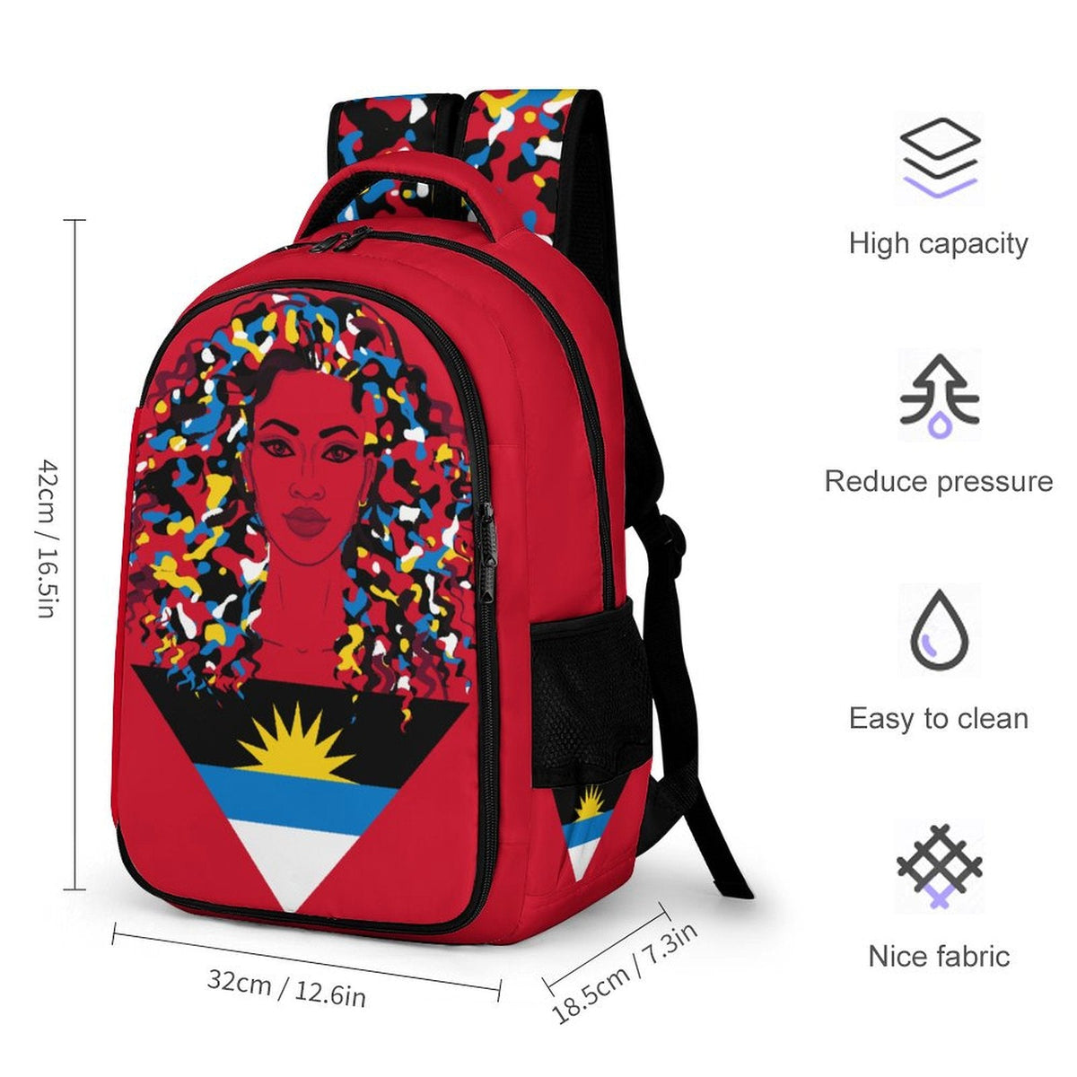 Antiguan Girl Casual Backpack - Conscious Apparel Store