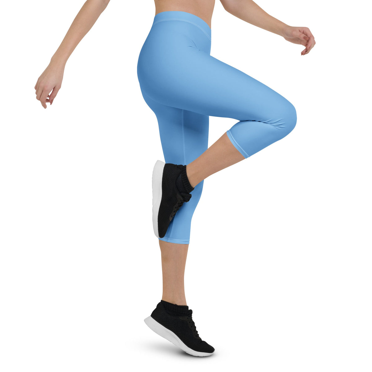 Argentina Blue Capri Leggings - Conscious Apparel Store