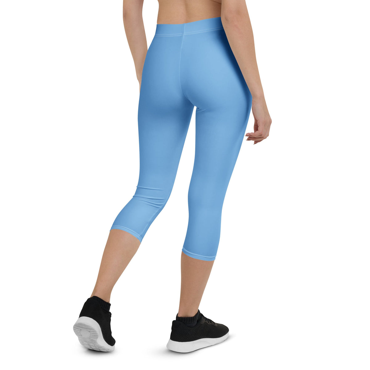 Argentina Blue Capri Leggings - Conscious Apparel Store