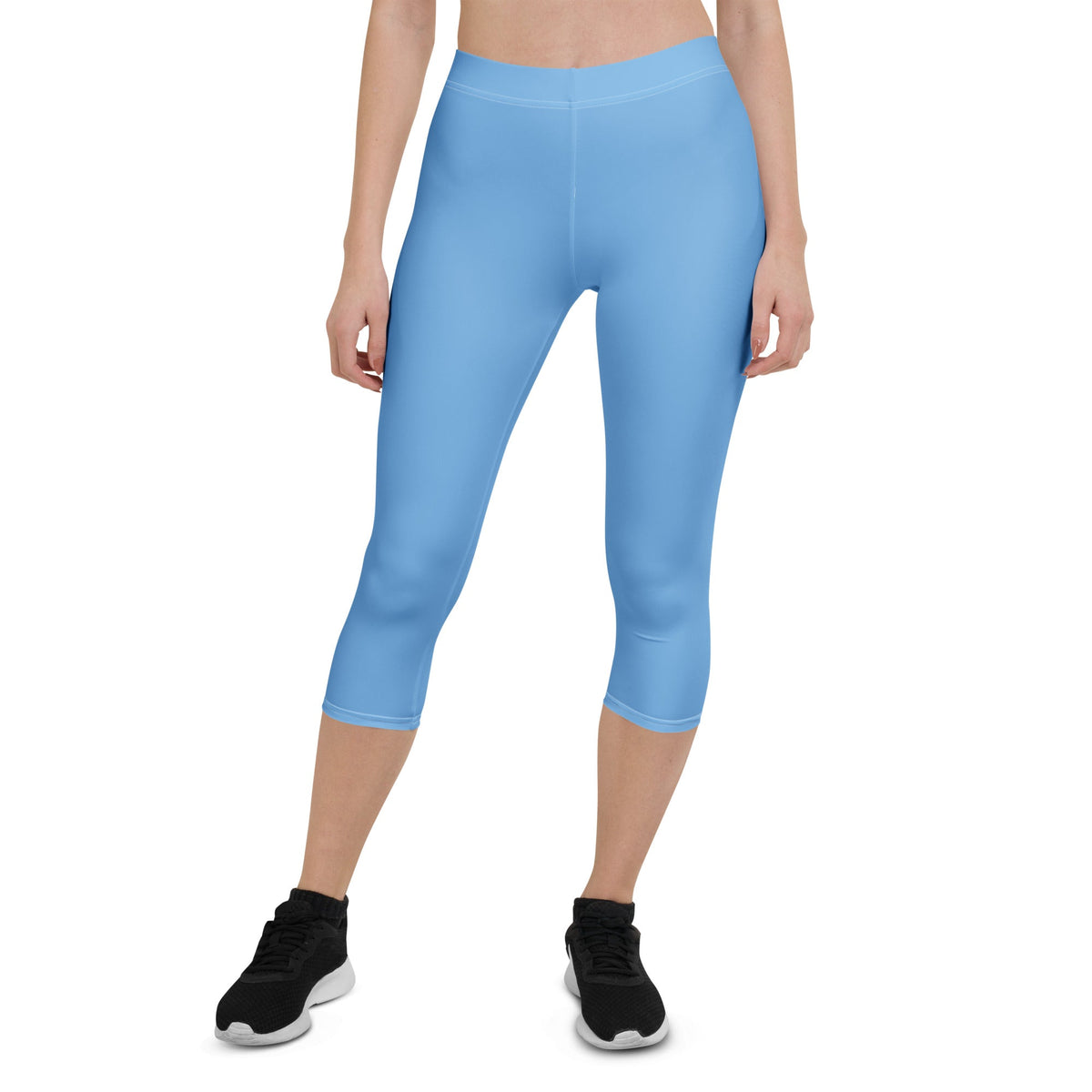 Argentina Blue Capri Leggings - Conscious Apparel Store