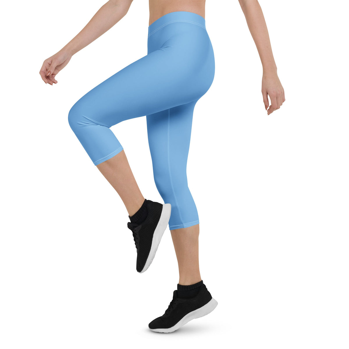 Argentina Blue Capri Leggings - Conscious Apparel Store
