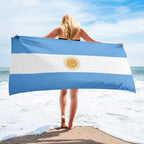 Argentina Flag Beach Towel - Conscious Apparel Store