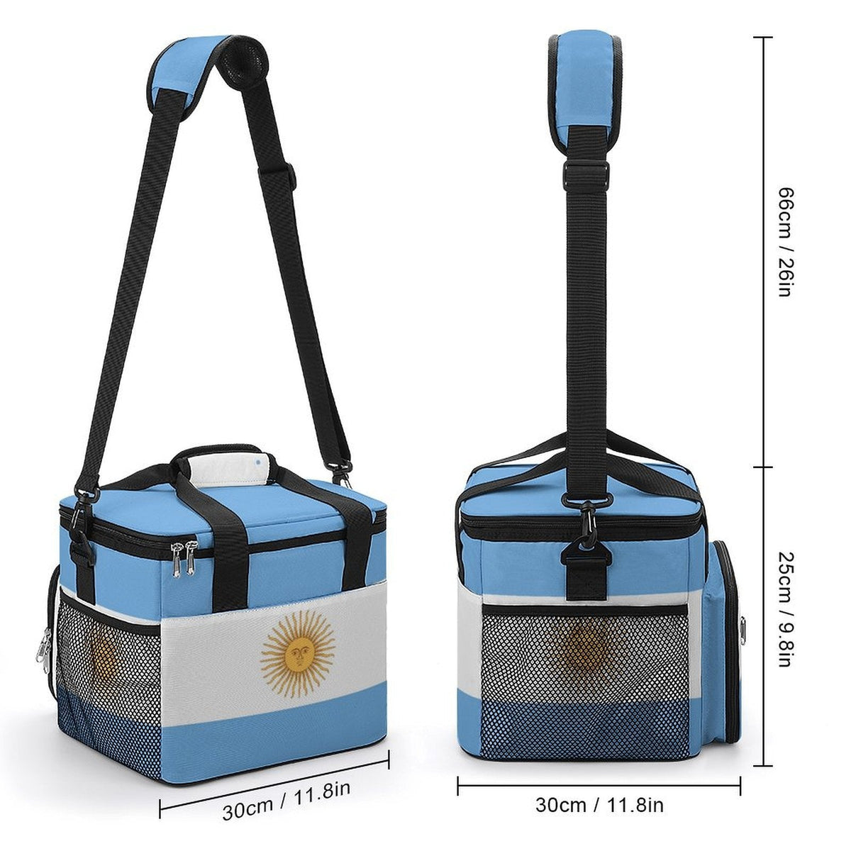 Argentina Flag Cooler Bag - Conscious Apparel Store