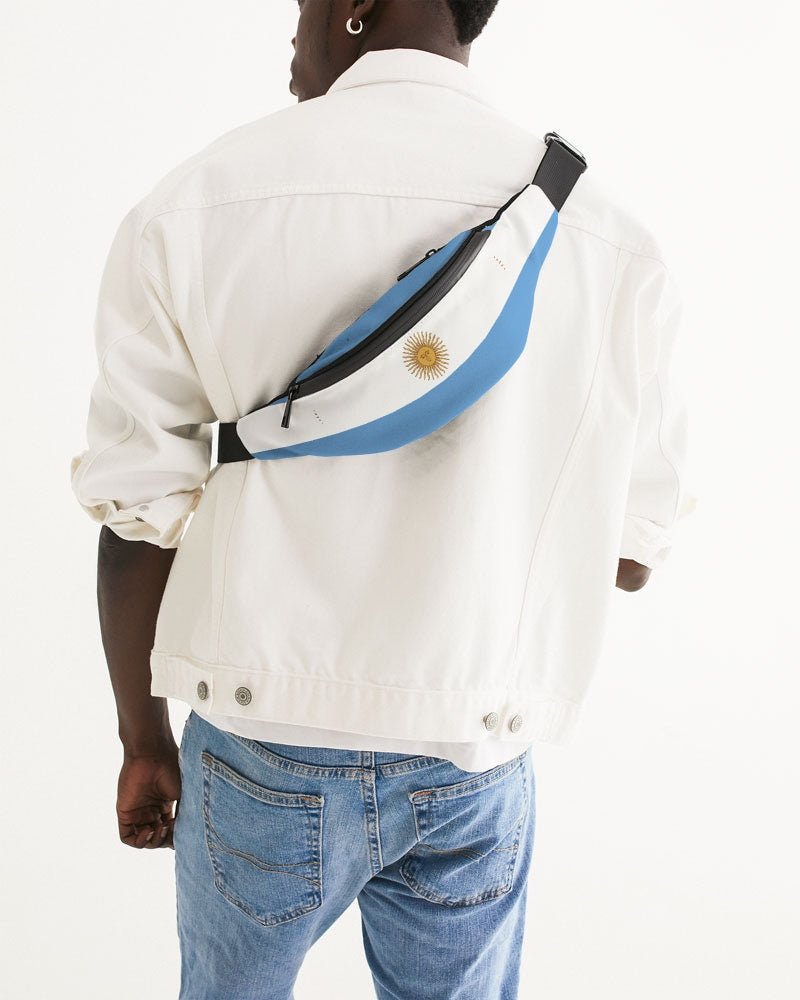 Argentina Flag Crossbody Sling Bag - Conscious Apparel Store