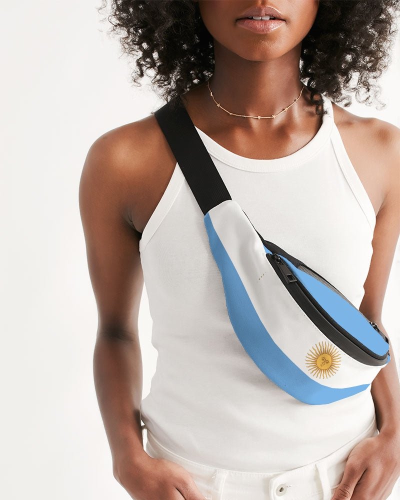 Argentina Flag Crossbody Sling Bag - Conscious Apparel Store