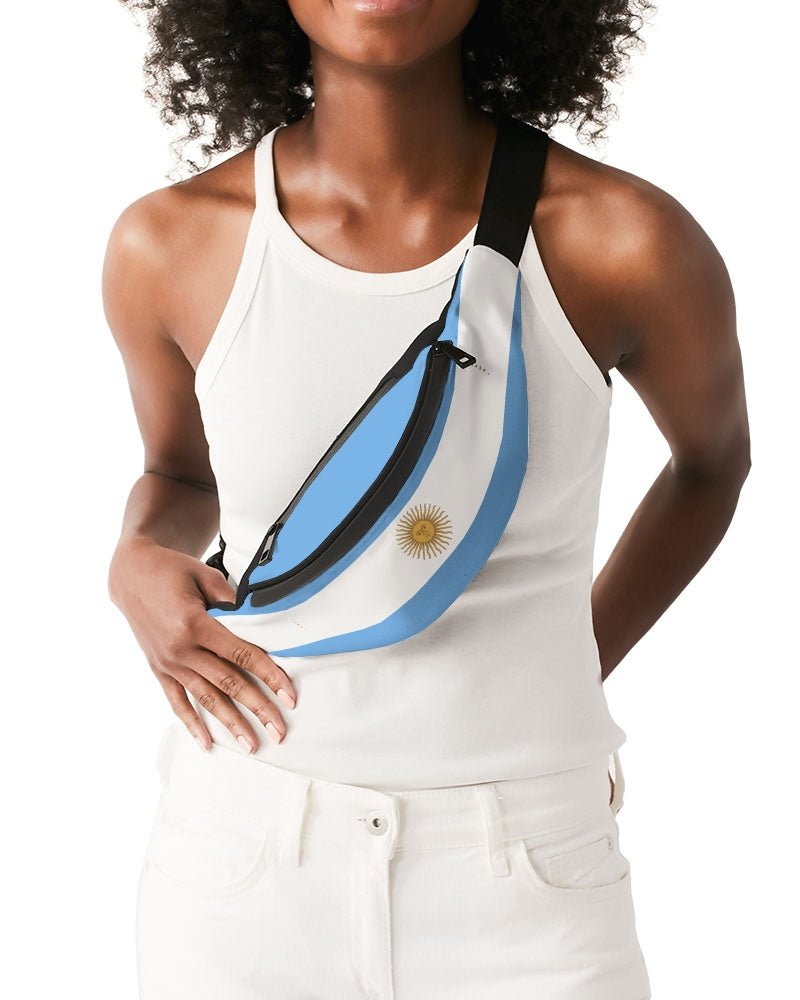 Argentina Flag Crossbody Sling Bag - Conscious Apparel Store