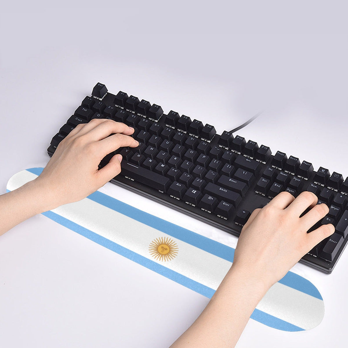 Argentina Flag Keyboard Wrist Rest Pad - Conscious Apparel Store