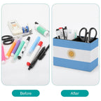 Argentina Flag Leather Pen Holder - Conscious Apparel Store