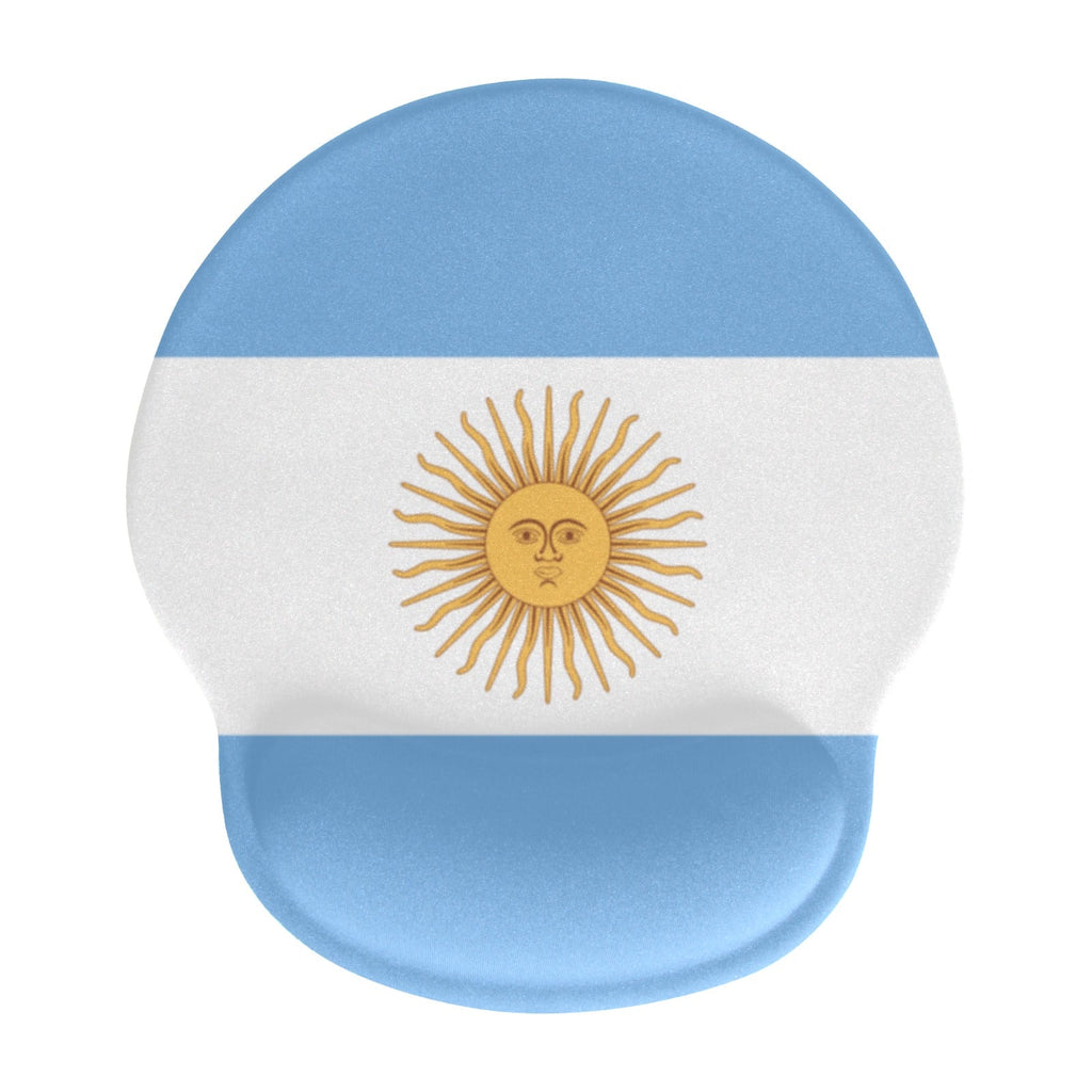 Argentina Flag Mouse Pad with Wrist Rest Support - Conscious Apparel Store